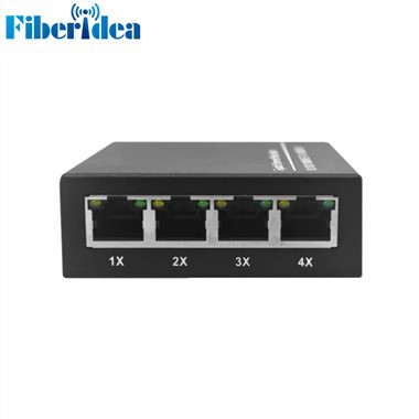 4 Porthladd Media Converter